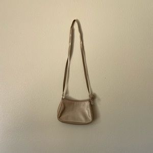 Vintage Gold Etienne Aigner Genuine Leather Crossbody Purse